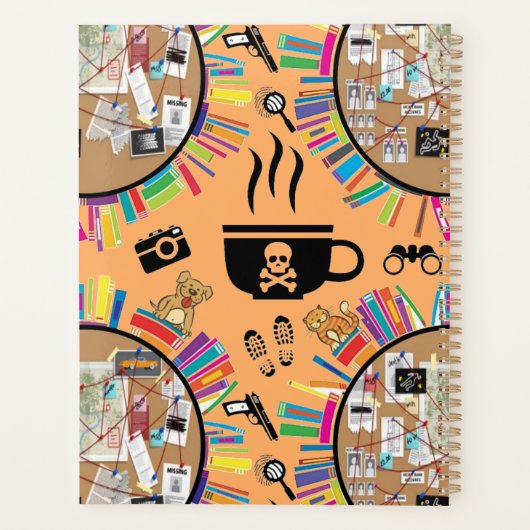 Readers Cozy Mysteries Lovers Library Bookshelf Planner (Achterkant)