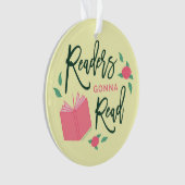 Readers Gonna Read Bookish Floral Ornament (voorkant)