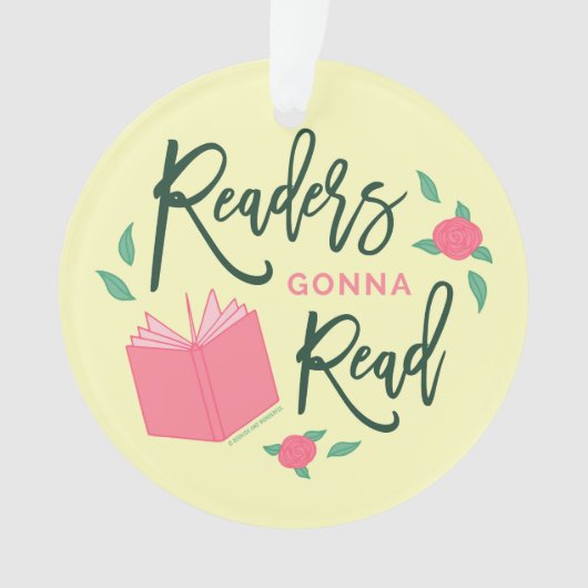 Readers Gonna Read Bookish Floral Ornament (voorkant)