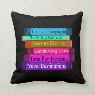 Readers in ruste Stack of Books Pillow II Kussen