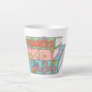 Readers zijn leiders latte mok