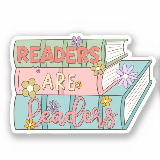 Readers zijn leiders sticker (Voorkant)