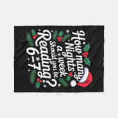 Reading 67 Meme Englieacher Funny 67 Christmas Fleece Deken (Voorkant (Horizontaal))