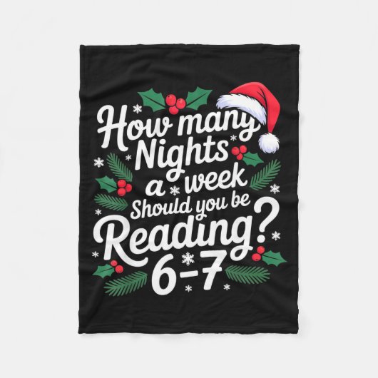 Reading 67 Meme Englieacher Funny 67 Christmas Fleece Deken (Voorkant)
