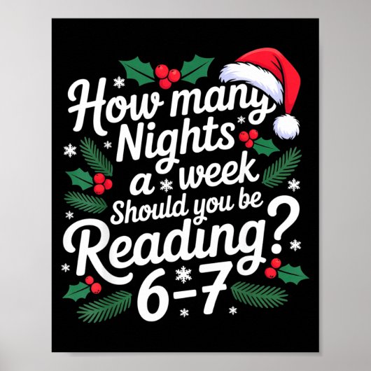 Reading 67 Meme Englieacher Funny 67 Christmas  Poster (Voorkant)