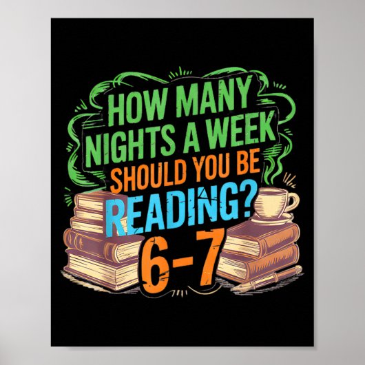 Reading 67 Meme Englieacher Funny 67 Librarian  Poster (Voorkant)