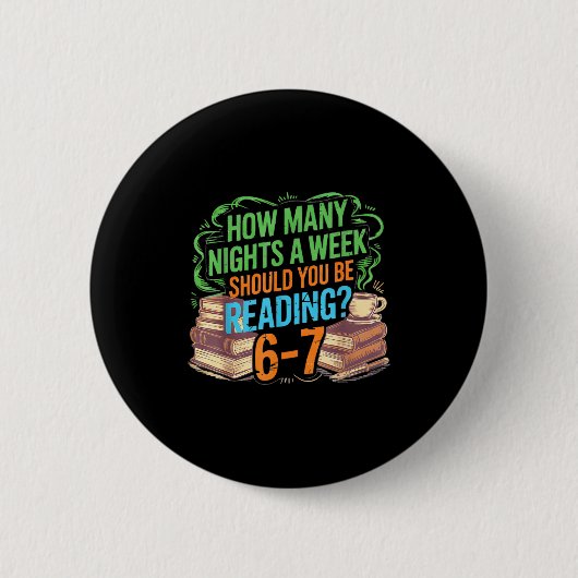 Reading 67 Meme Englieacher Funny 67 Librarian  Ronde Button 5,7 Cm (Voorkant)