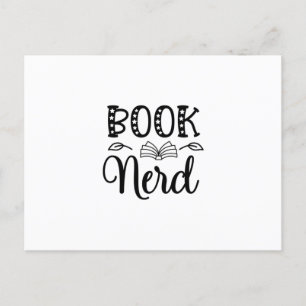 Reading Art Book Nerd Briefkaart