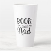 Reading Art Book Nerd Latte Mok (Voorkant)