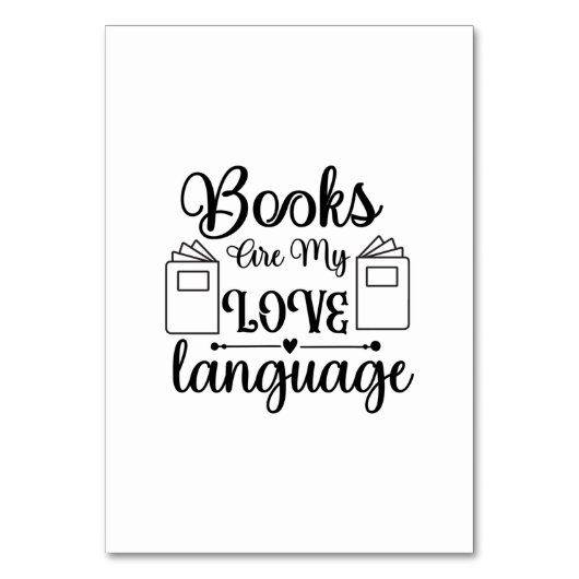 Reading Art Books Are My Love Language Kaart (Voorkant)