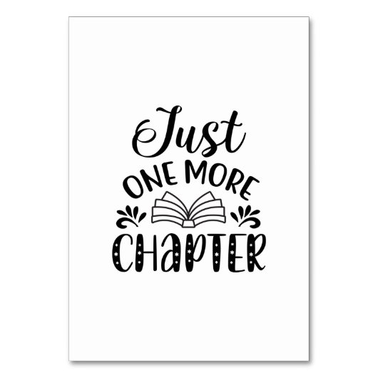 Reading Art Just One More Chapter Kaart (Voorkant)