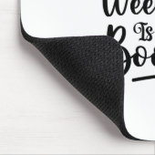 Reading Art My Weekend Is All Booked Muismat (Hoek)