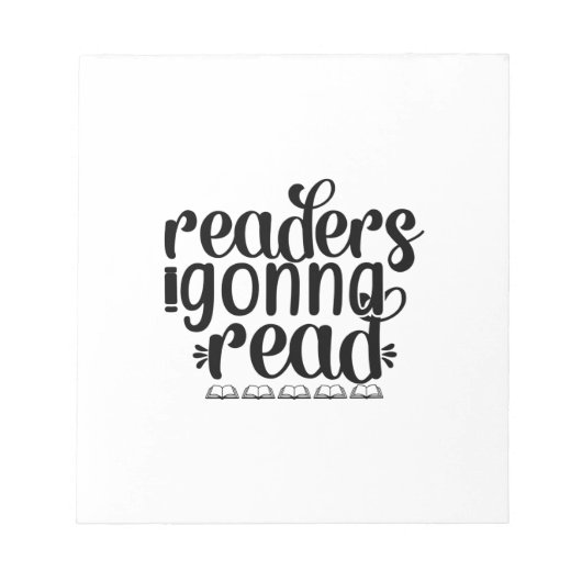 Reading Art Readers Gonna Read Notitieblok (Voorkant)