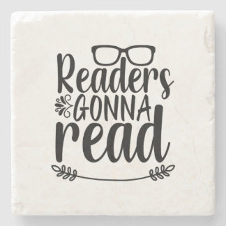 Reading Art Readers Gonna Read Stenen Onderzetter