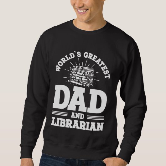 Reading Book  Dad Librarian Trui (Voorkant)