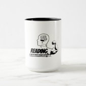 Reading = Brain Gains Mug (Centre)