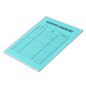 Reading Checklist Tracker Notitieblok (Schuin)