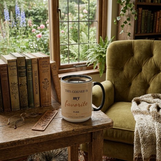 Reading Corner Cozy Drinking Mug