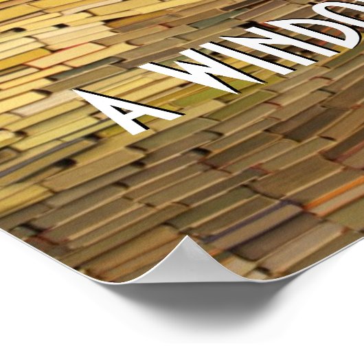 Reading is A Window To World Photo Poster Prin (Coin)