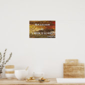 Reading is A Window To World Photo Poster Prin (Cuisine)