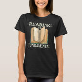 Reading Is Fundamental Geeky Bookworm Poetry Liter T-shirt (Voorkant)