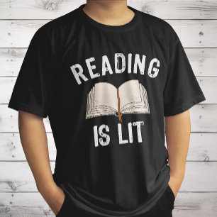 Reading Is Lit - Literatuur lezen boeken T-shirt