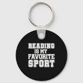 Reading Is My Favorite Srt Funny Librarian Shirt Sleutelhanger (Voorkant)