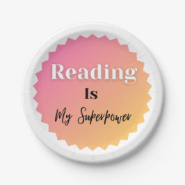 Reading Is My Superpower Papieren Bordje