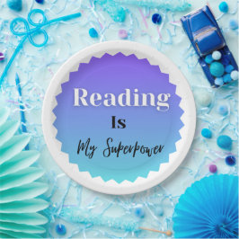 Reading Is My Superpower Papieren Bordje