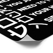 Reading Japanese Is Really Easy Shirt Student Quot Poster (Hoek)