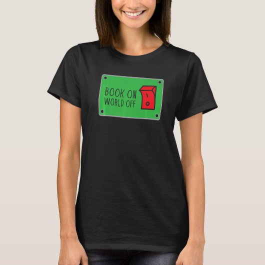 Reading  Library Women Bookworm T-shirt (Voorkant)
