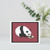 Reading Panda Briefkaart (Staand voorkant)