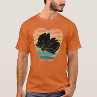 Reading Retro Style voor mannen Boek Lover Teach T-shirt