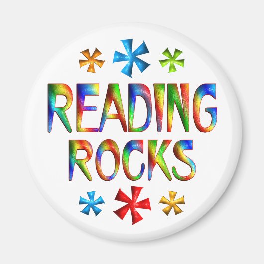 READING ROCKS MAGNEET (Voorkant)
