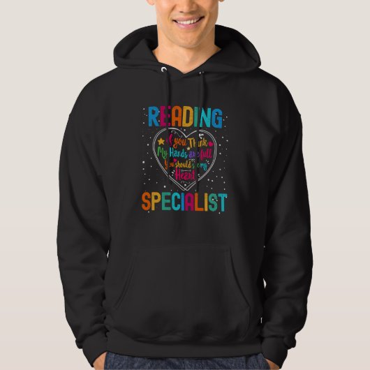 Reading Specialist Appreciation Week Back to Schoo Hoodie (Voorkant)