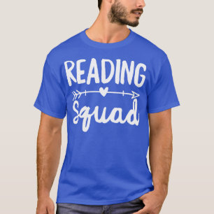 Reading Squad Teacher Gift Arrow T-shirt