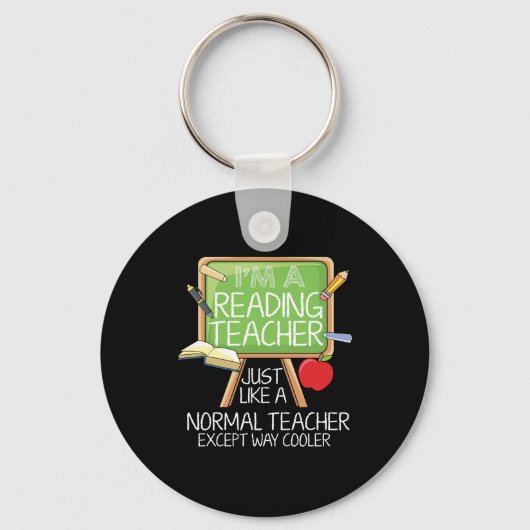 Reading Teacher Sleutelhanger (Voorkant)