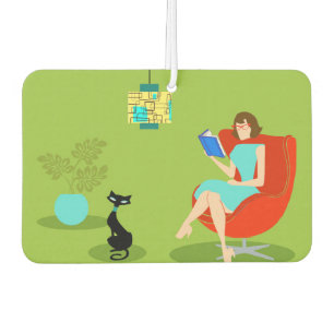 Reading Woman Air Freshener Luchtverfrisser