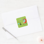 Reading Woman Stickers (Envelop)