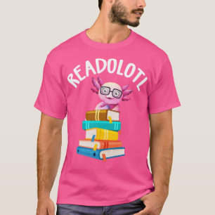 Readolotl Axolotl Lezing Boekenworm T-shirt