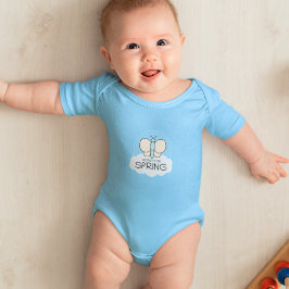 Ready for spring, little butterfly? romper