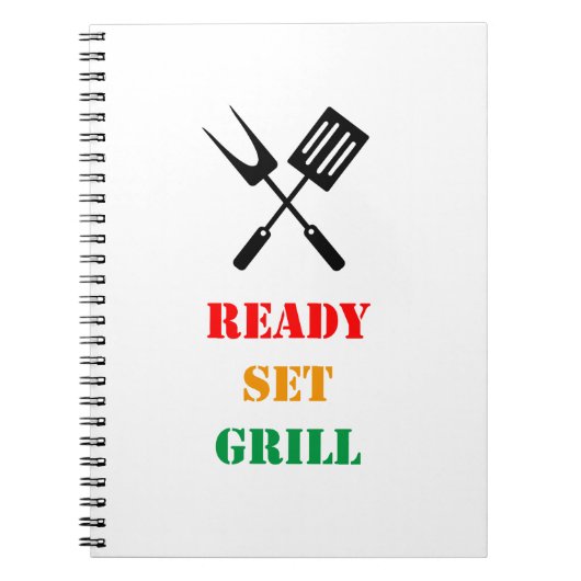 Ready, set, grill  notitieboek (Voorkant)