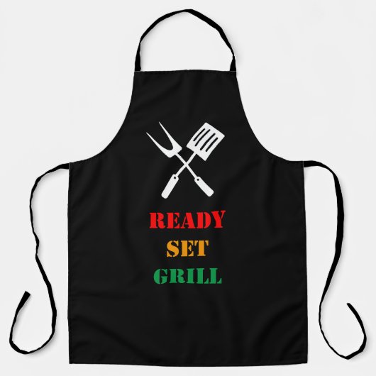 Ready, set, grill schort (Voorkant)