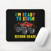 Ready To Crush 2nd Grade Monster Truck First Muismat (Met muis)