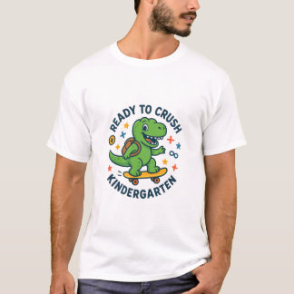 Ready to Crush Kindergarten Kids–Fun Firsof School T-shirt