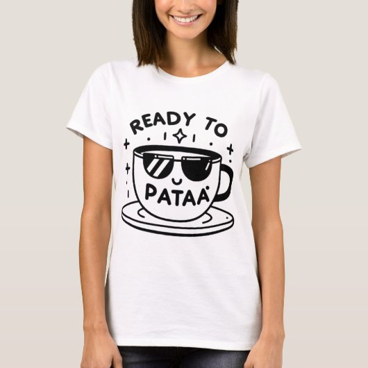 ready to drink coffee with this ?? t-shirt (Voorkant)