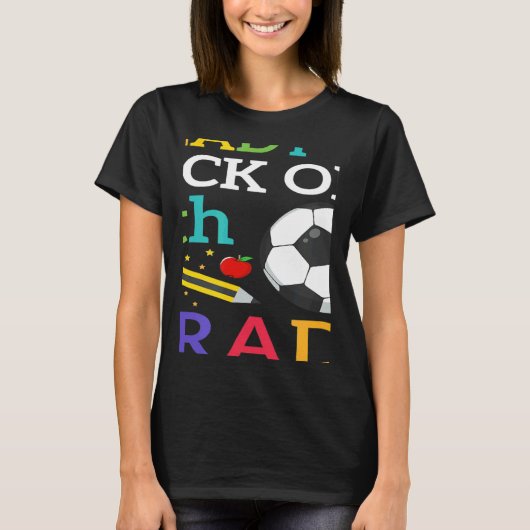 Ready To Kick Off 5th Grade Soccer Back To School  T-shirt (Voorkant)