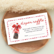 Ready to Pop Baby Shower Diaper Raffle