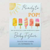 Ready to POP: baby shower invitation (Devant)
