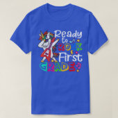 Ready To Rock First Grade Back To School T-Shirt (Design devant)